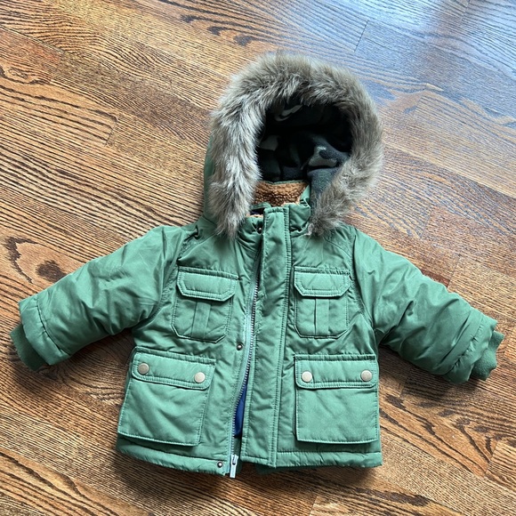 Carter's Heavyweight Hooded Parka 12 Months — Water Resistant - Picture 2 of 16